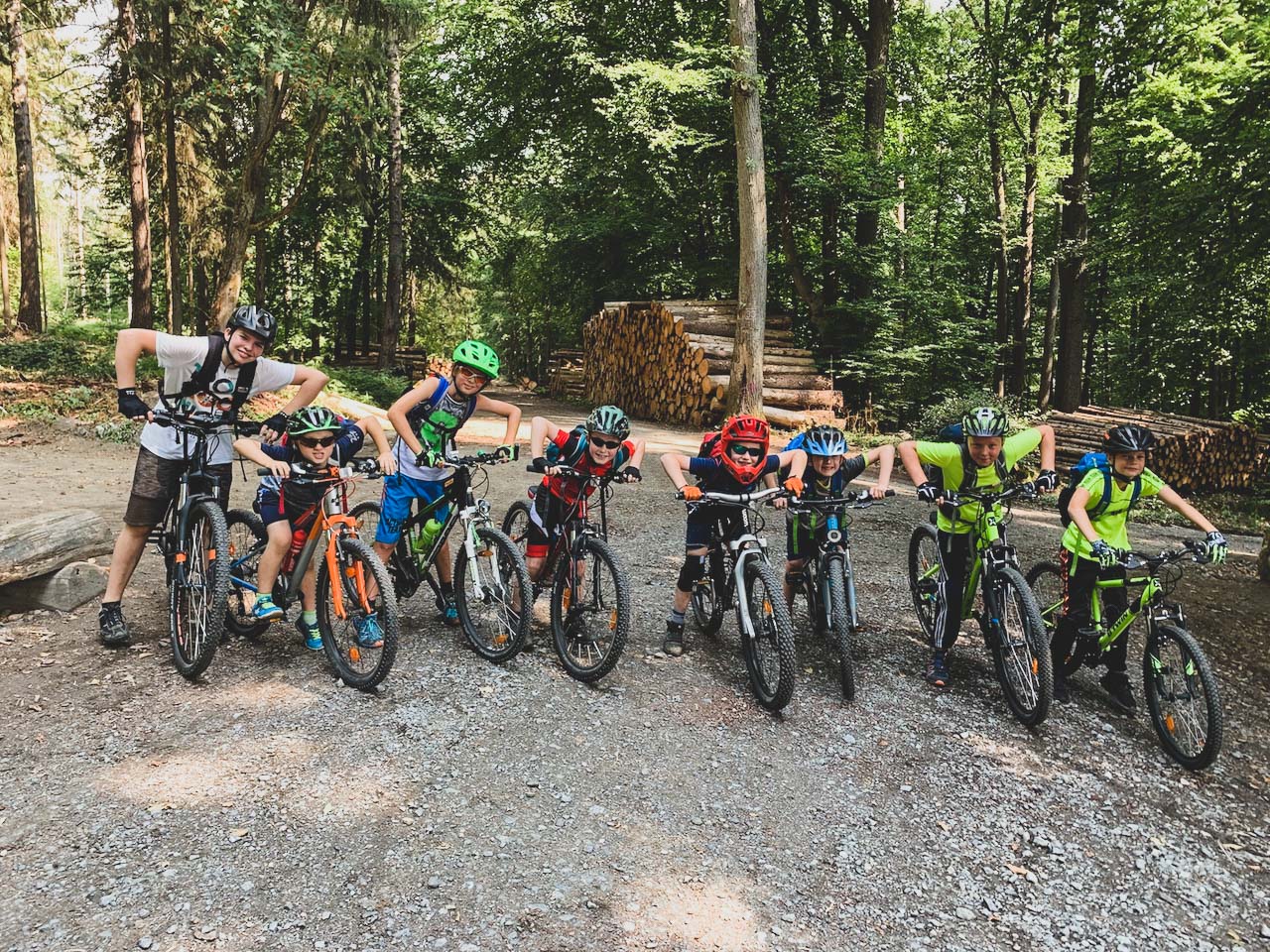 Mountainbike Kinder Kurs in Nürnberg Franken Bayern - 8-12 Jahre Kids - Rock my Trail Fahrtechnik Bikeschule