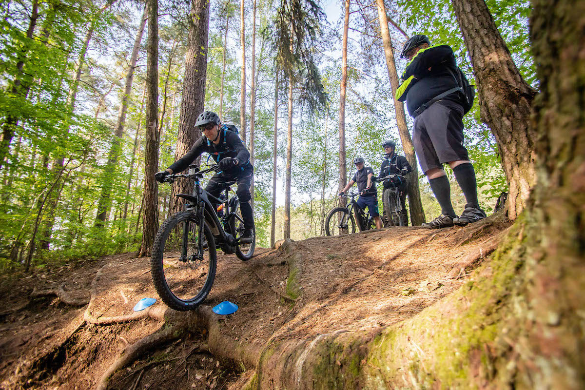eMTB Fortgeschritten Fahrtechnik Kurs in Nürnberg - Rock my Trail Bikeschule