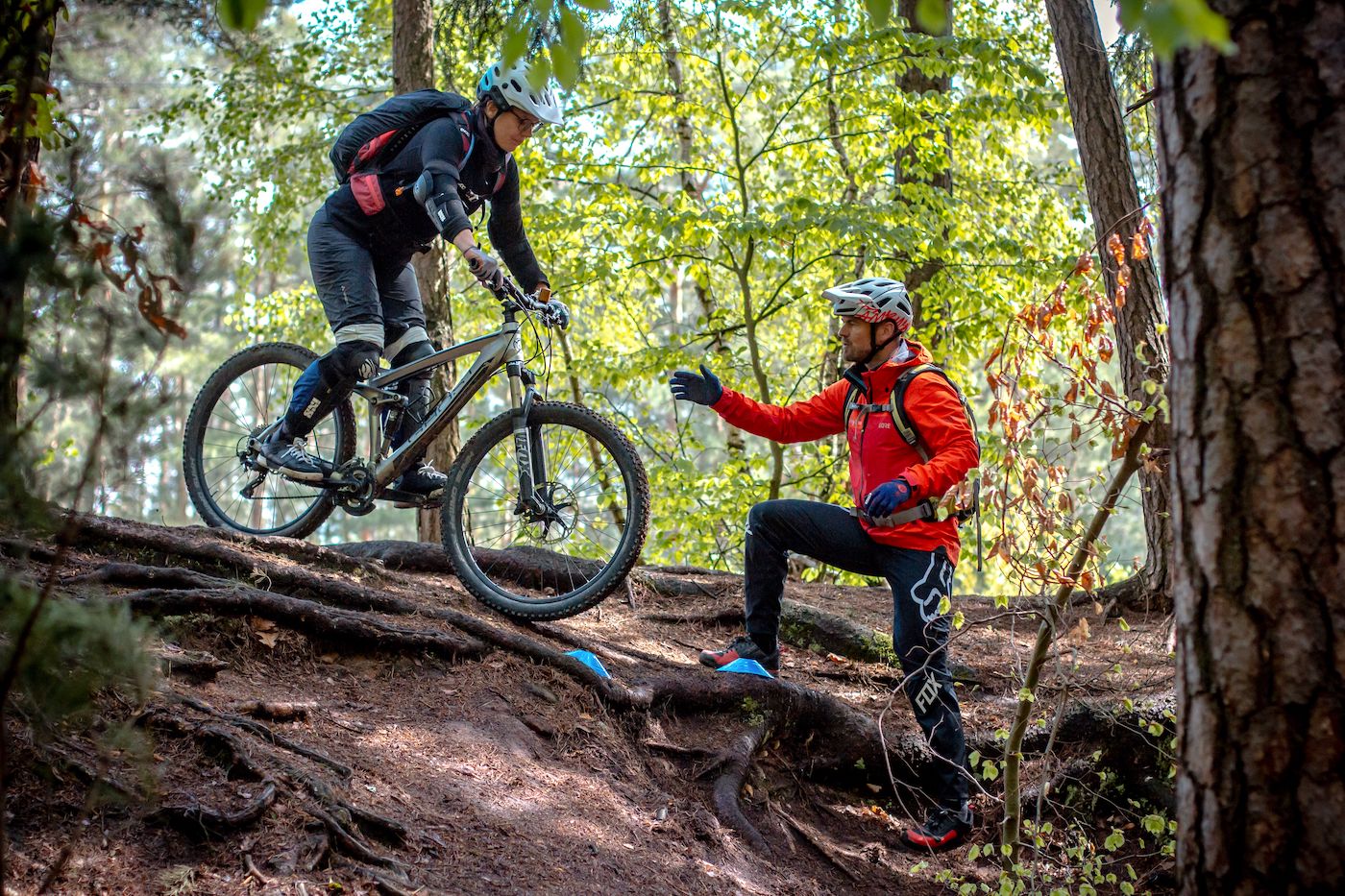 MTB Fahrtechnik Kurs Fortgeschrittene in Pforzheim - Mountainbike Fortgeschritten - Rock my Trail Bikeschule