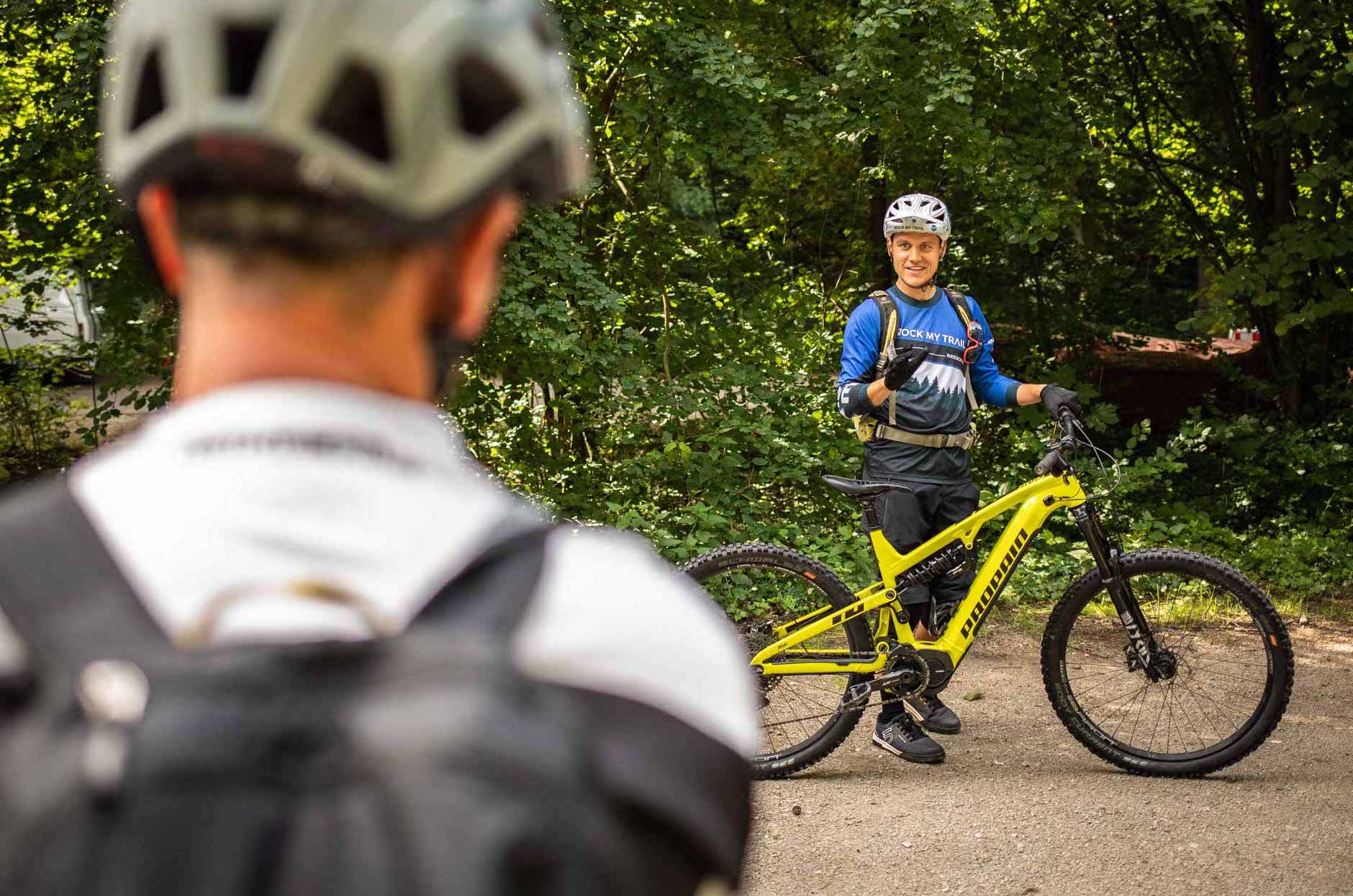 eMTB Einsteiger Fahrtechnik Kurs Pforzheim - Mountainbike Training - Rock my Trail Bikeschule