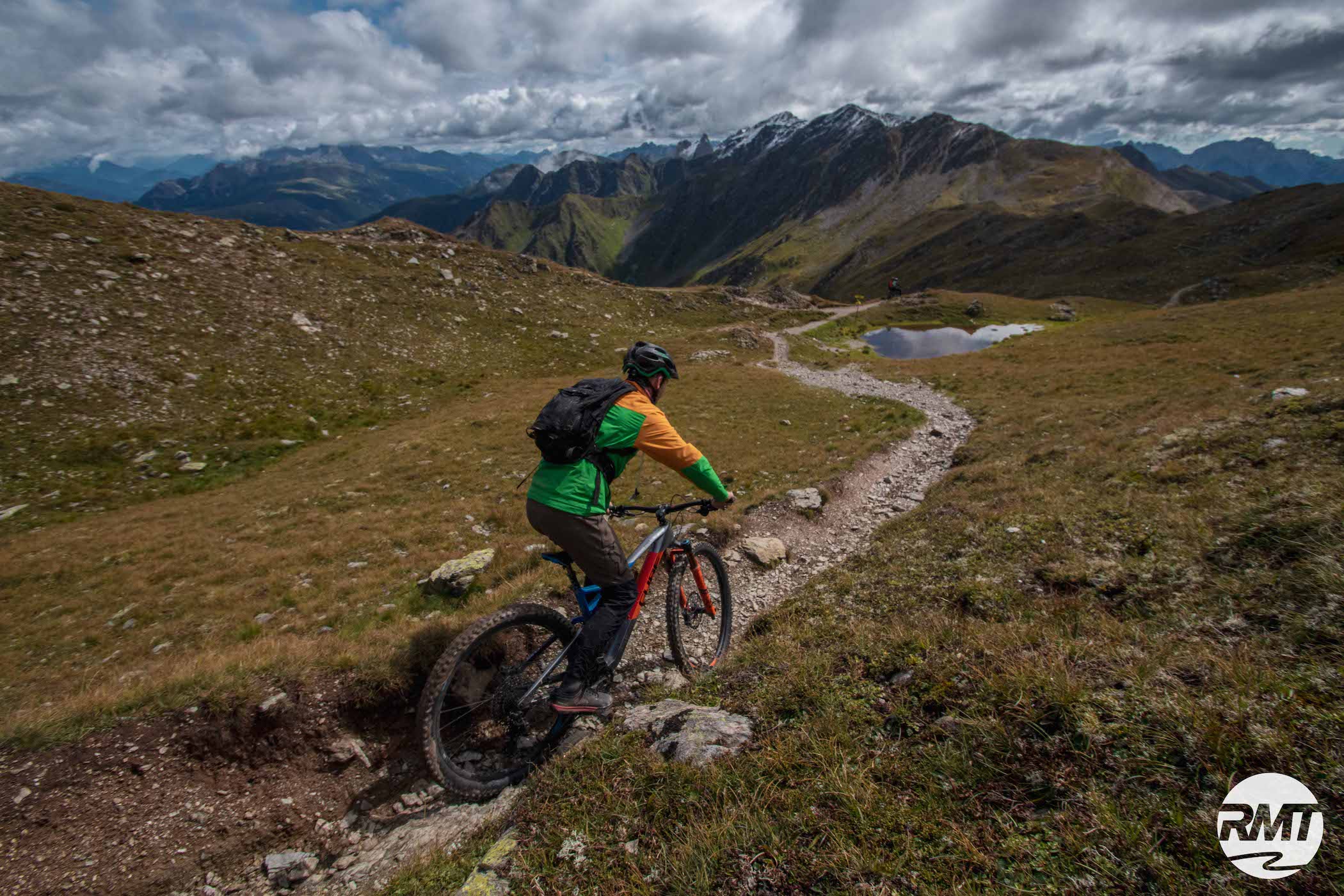 DolomitenCross auf Trails Dolomiten Runde Tour MTB TransAlp Rock my Trail Bikeschule