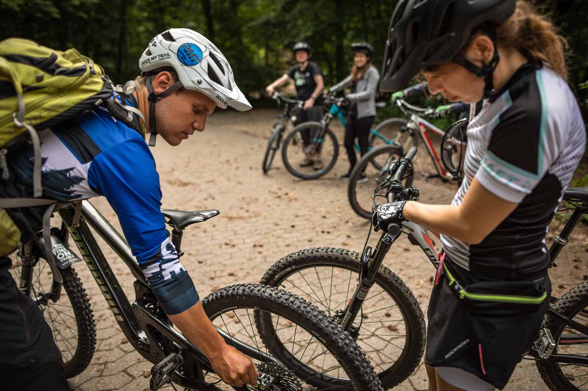 MTB Fahrtechnik Kurs für Einsteiger in Solingen - Mountainbike Basic - Rock my Trail Bikeschule