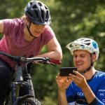 Mountainbike Frauen Kurs MTB Fahrtechnik Ladies Only Training Rock my Trail 1 - Rock my Trail Bikeschule