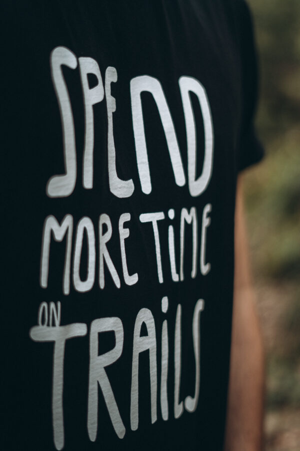 spend more time on trails tshirt pullover hoodie rockmytrail 25 - Rock my Trail Bikeschule
