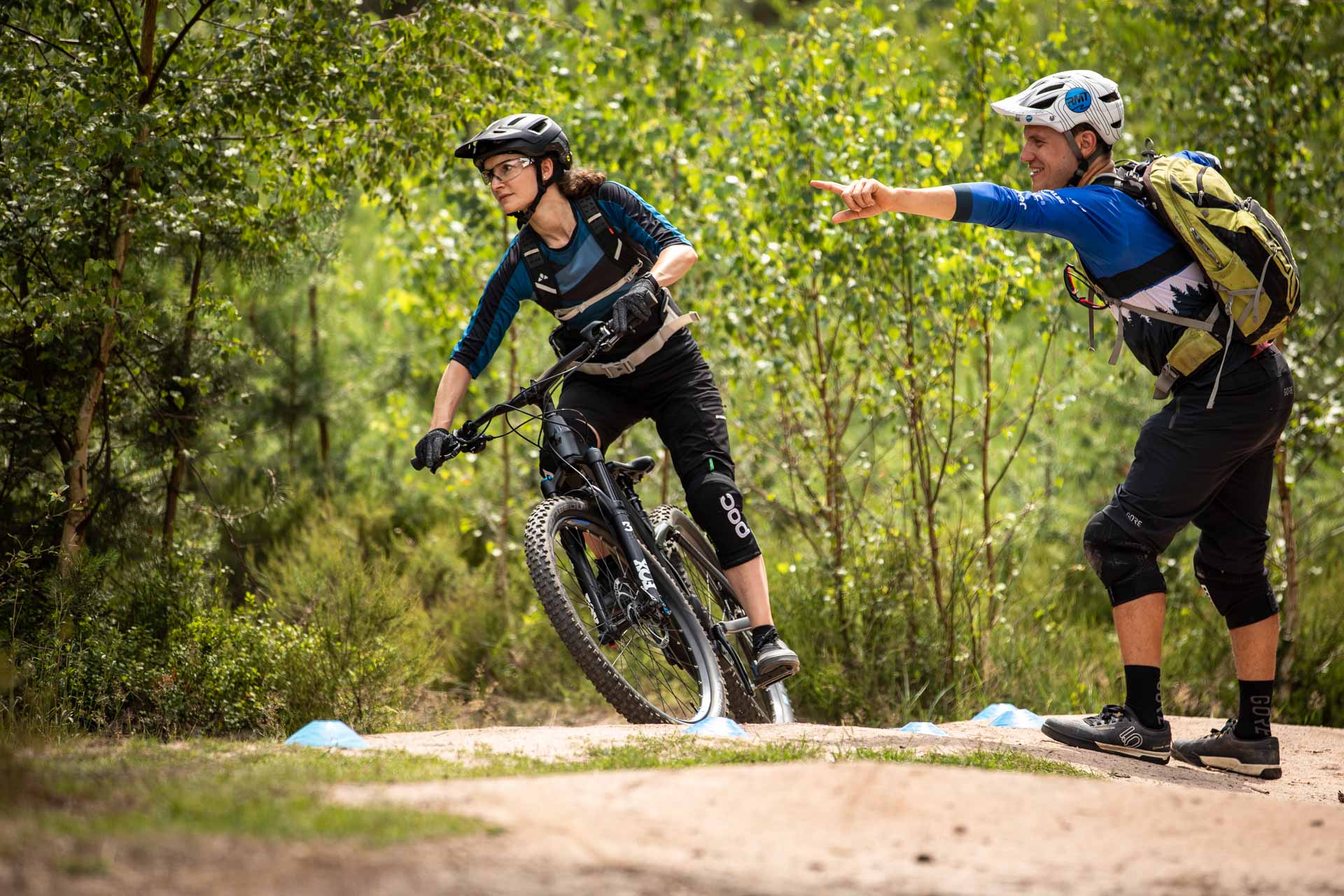 MTB Fahrtechnik Kurs für Einsteiger in Aue Erzgebrige - Mountainbike Basic - Rock my Trail Bikeschule