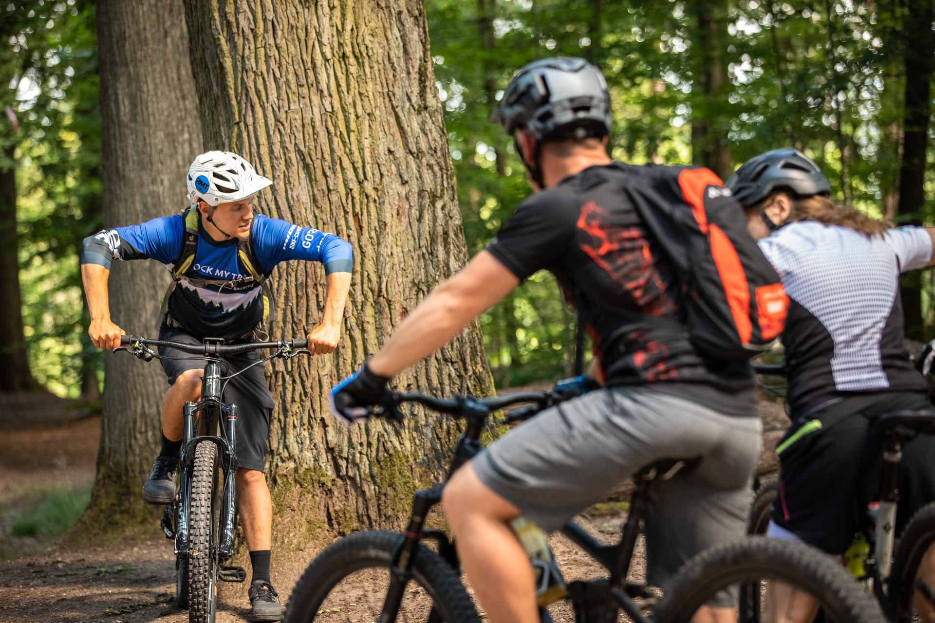 MTB Fahrtechnik Kurs für Einsteiger in Jena - Mountainbike Basic - Rock my Trail Bikeschule