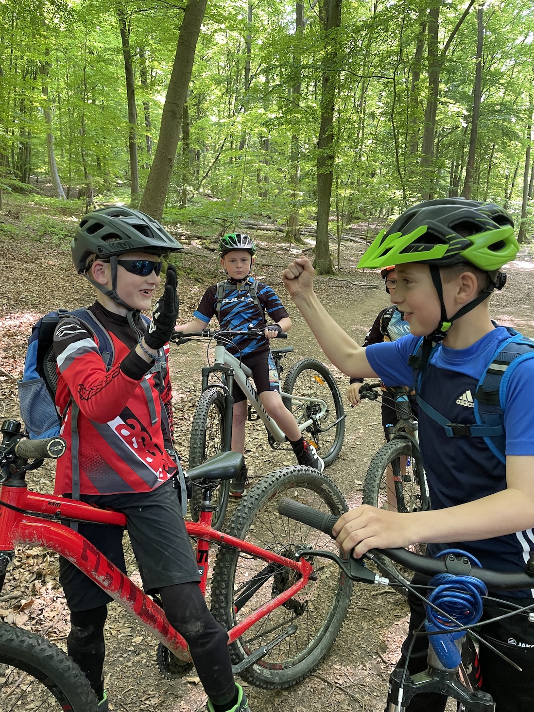 MTB Kinder Fortgeschritten Fahrtechnin Kurs Koblenz - Rock my Trail Bikeschule