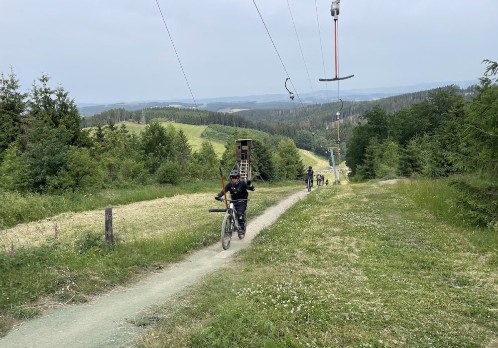 Fahrtechnik Privat Kurs Bikepark Olpe MTB eBike Rock my Trail Training