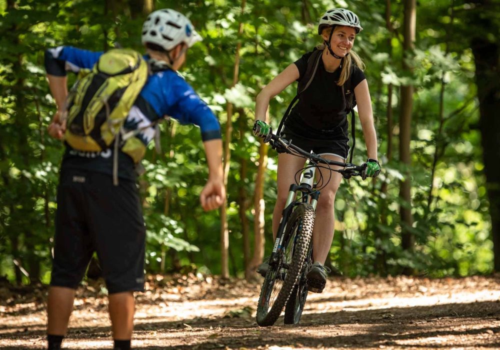 MTB Fahrtechnik Kurs für Einsteiger in Aschau | Chiemgau - Mountainbike Basic - Rock my Trail Bikeschule