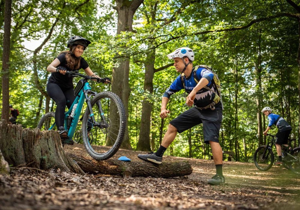 MTB Fahrtechnik Kurs für Einsteiger in Trier - Mountainbike Basic - Rock my Trail Bikeschule